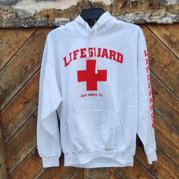 Esy Casual Tops - Key West Florida Life Guard Hoodie